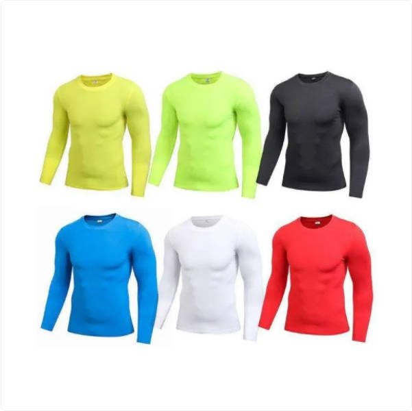Men's Blank Long Sleeve Compression Top